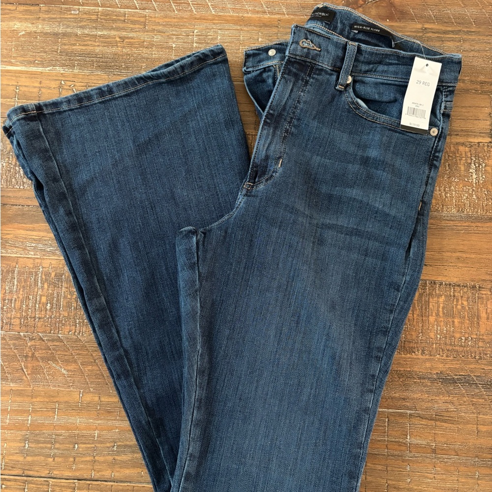 Banana Republic Flare Denim Size 29R NWT